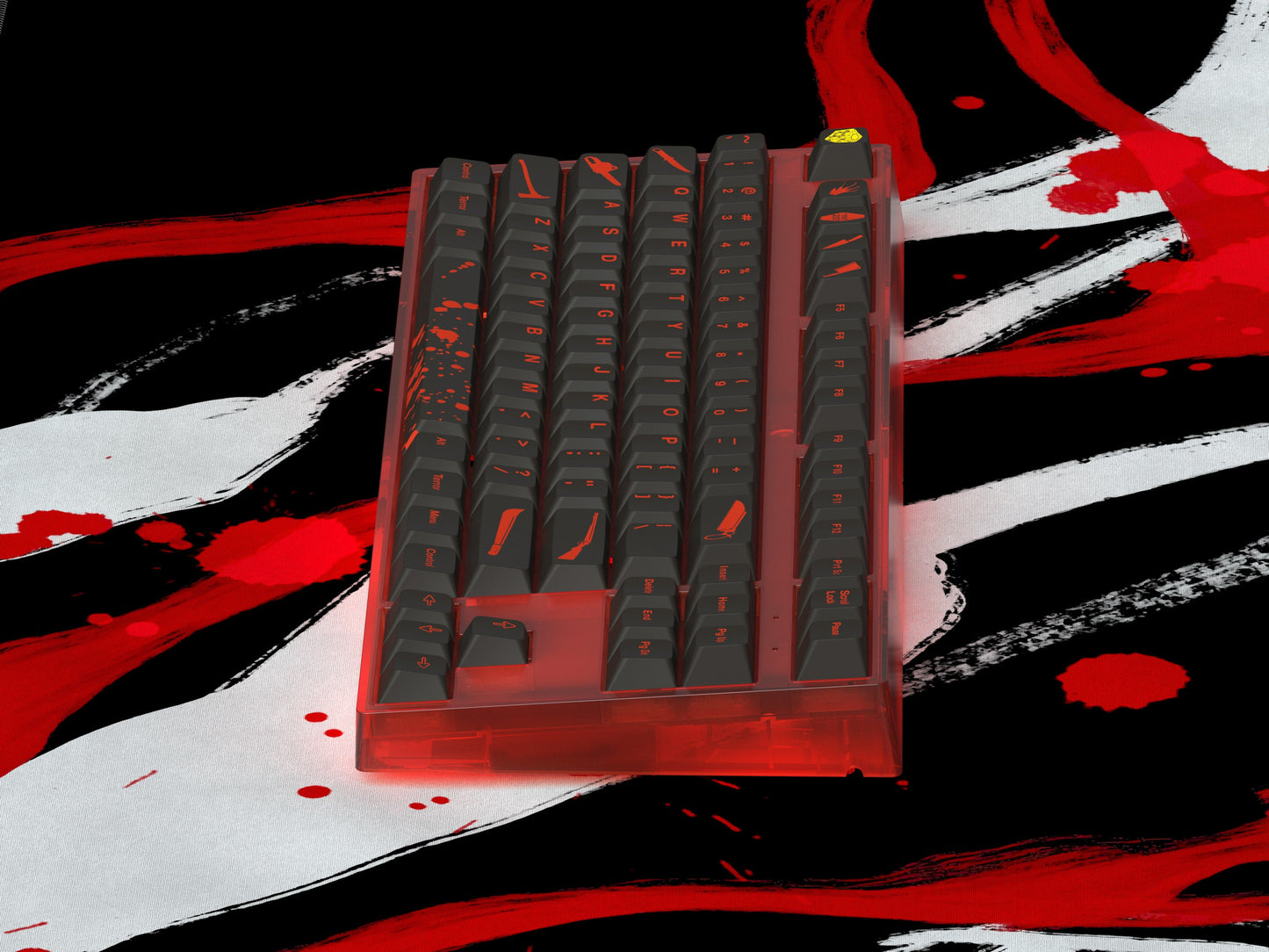 KDS Splatter Keycaps & Splatter Mechanical Keyboard