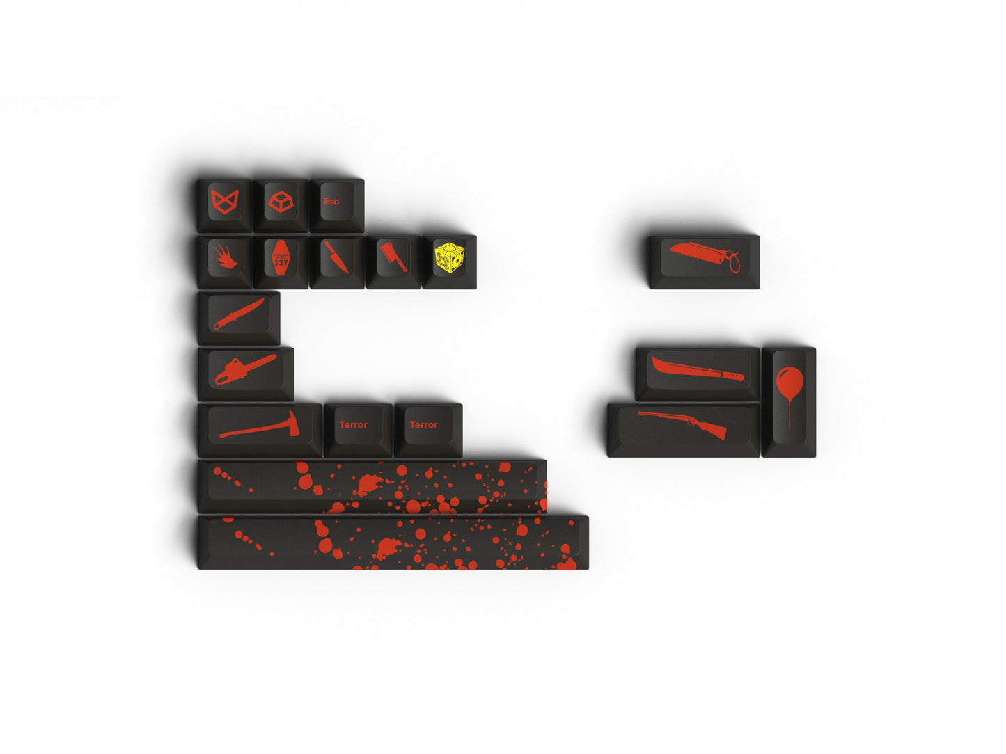 KDS Splatter Keycaps & Splatter Mechanical Keyboard