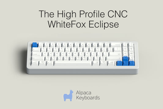 WhiteFox Eclipse Mechanical Keyboard - Aluminum High Profile